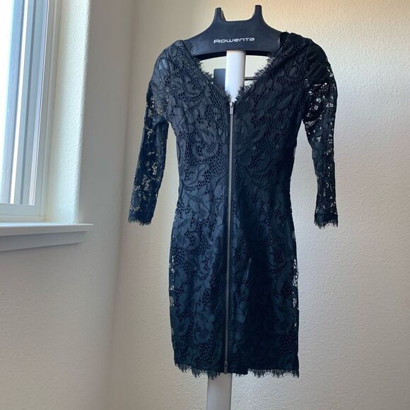 DVF Zarita Lace Mini Dress - Picture 16 of 16